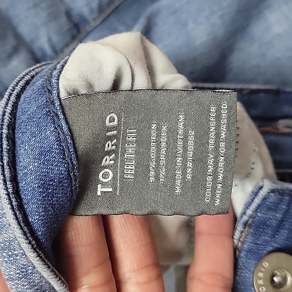 Torrid Size 20R mid rise slim boot vintage Stretch - Picture 3 of 7